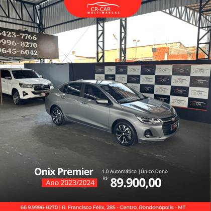 CHEVROLET ONIX 1.0 TURBO FLEX PLUS PREMIER AUTOMÁTICO CHEVROLET ONIX 1.0 TURBO FLEX PLUS PREMIER AUTOMÁTICO